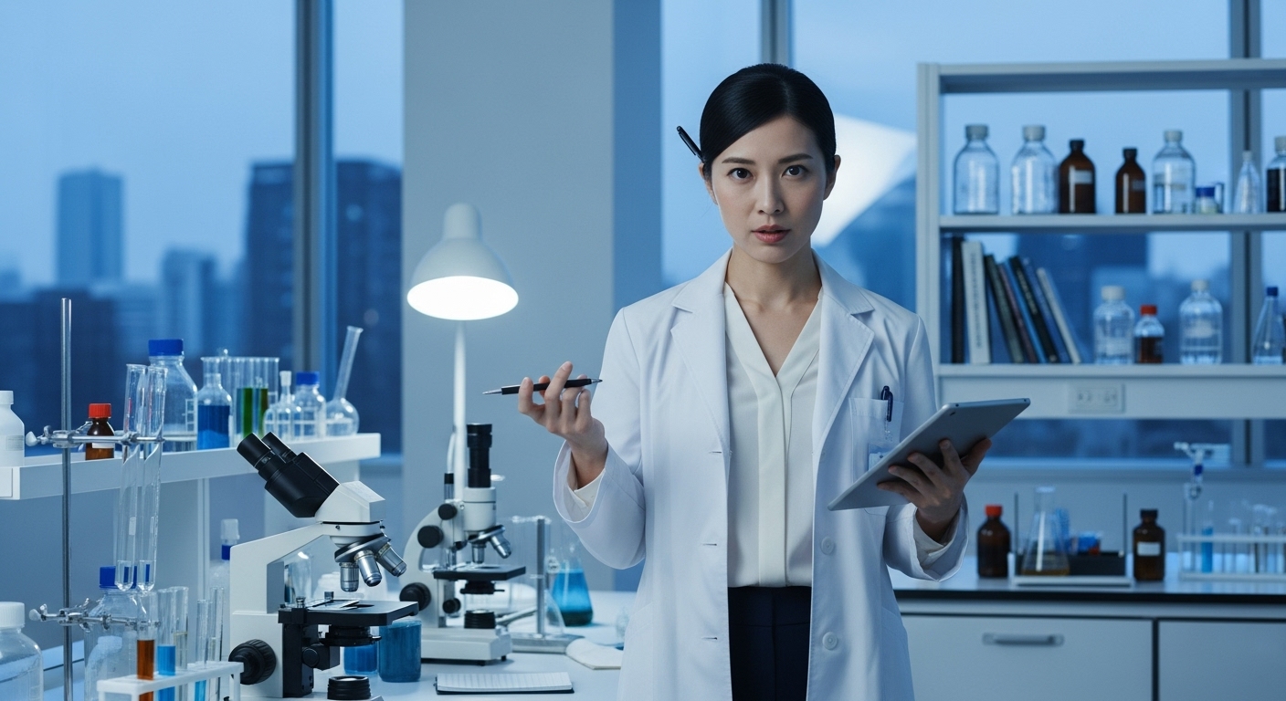 白衣、女性、日本人